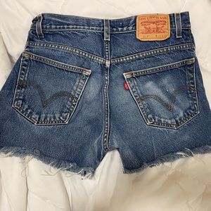 High waisted levi shorts